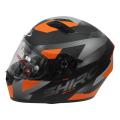 Black/Orange Full Helmet - Sh-600 Brno. 