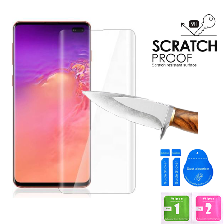 XMart%20Samsung%20Galaxy%20S10+%20/%20Samsung%20S10%20Plus%20UV%20Liquid%20Glue%20Original%20Tempered%20Glass%20Screen%20Protectors%20-%20Image%204