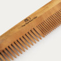 Neem Wood Dual Toothed Comb (Wide and Narrow Tooth). 