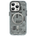 Youngkit Futuristic Magsafe Case For iPhone 12 Pro Max Circuit Design Protective Cover. 