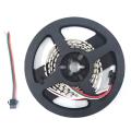 5M LED Smart Addressable Strip Light DC 5V White PCB 144LED/M. 