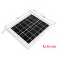 FORIDE Power Management Module for 6V-24V Solar Panels 5W 156 Monocrystalline Silicon Cell with MPPT. 