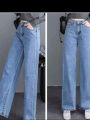 Straight Light Blue Jeans For Women - Multisize | Fashion | Jeans For Women | Pants For Women | Women'S Wear | SL. 