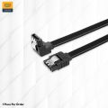 Sata Cable SATA to Right Angle SATA For Hardisk and SSD Storage Drive. 