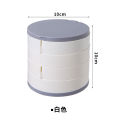 Rotating Earrings Jewelry Box Multi-Layer Earring Storage Box Small Delicate Earrings Necklace Ornament Rack with Mirror Dustproof Box. 