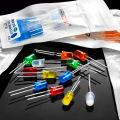 Diffused 5mm Led Diode Kit White Red Green Blue Yellow Orange 2V 3V Bulb Light Emitting Assortment Set Diy Arduino Circuit. 