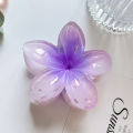 1 Piece Korean Flower Hair Clip Candy Color Hair Claw for Women Catch Hairpins Girls Ins Accessories 7CM Large. 