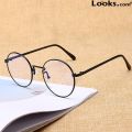 Metal Frame Blue Ray Cut Round Gandhi Trendy Light Blocking Premium  Glasses 100% UV Protection Pretty Looks Computer Glasses. 