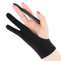 Anti-fouling Anti-Mistouch Anti abrasion and anti perspiration Two-Fingers Anti-touch Painting Glove For Drawing Tablet Glove Eatop. 