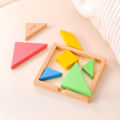 Deli Wooden Triangle Puzzle - (74304). 