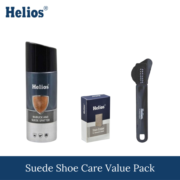 Helios Suede & Nubuck Shoe Care Value Pack