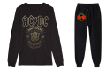 Ac/Dc Band Printed Full Sleeve And Trouser For Men And Women. 