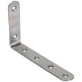 FORIDE 4X 125X75mm L Shape Stainless Steel Shelf Corner Brace Angle Bracket. 