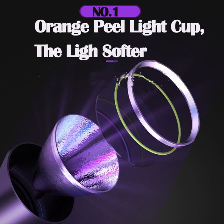 LANTERN%2026650%20Rechargeable%EF%BC%8DType%20Detection%20Purple%20Black%20Mirror%20Flashlight%20Core%20480W%20Powerful%20365NM%20UV%20High%20Power%20Flashlight%20C%20-%20Image%202