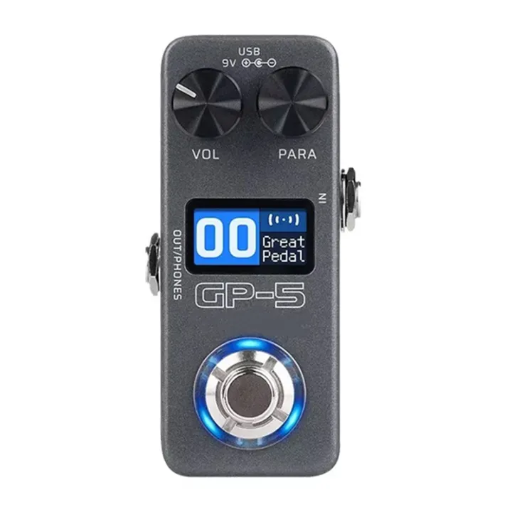 Multi-Effects Processor GP-5 Electric Guitar Integrated Effect Portable ...