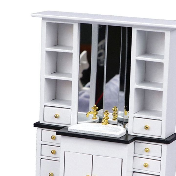 1/12%20Doll%20House%20Miniature%20Cupboard%20Wash%20Basin%20Sink%20Cabinet%20Furniture%20Mini%20Decor%20Pretend%20Play%20Simulation%20Furniture%20Toys%20-%20Image%208