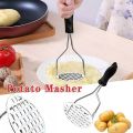 Stainless Steel Potato Masher Vegetable Fruit Masher. 