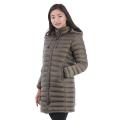Moonstar Long Silicon Hooded Jacket for Women - Fashion. 