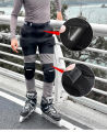 BARBOK New Outdoor Ski Knee Pads Motorcycle Shorts Skating Sports Protective Skiing Hip Protector Padded Breathable Shorts. 