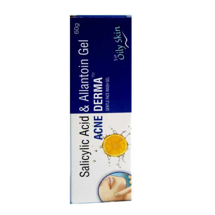Acne%20Derma%20Gentle%20Face%20Wash%20Gel,%20Salicylic%20acid%20and%20Allantoin%20Gel-60g%20Pack%20Of%202%20-%20Image%202
