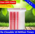 Resealable 7/9 Inch Zip Lock Pouch Bags (7 INCH Width X 9 INCH Height, 50 Pieces, Transparent Ziplock. 