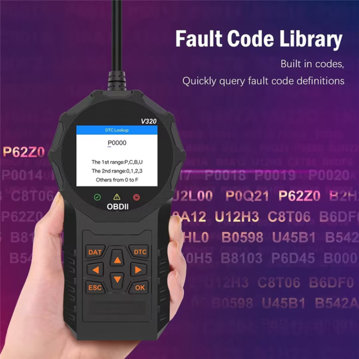 NAMUNY%20Car%20Fault%20Detector%20Clear/Erase%20Code%20OBD2%20Scanner%20V320%20Battery%20Tester%20Multilingual%20Car%20Diagnostic%20Tool%20Code%20Reader%20-%20Image%204