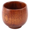 NAMUNY 5pcs tea set small wooden cup small cup green wooden cup with natural wood wine cup wooden tea drinking cup. 