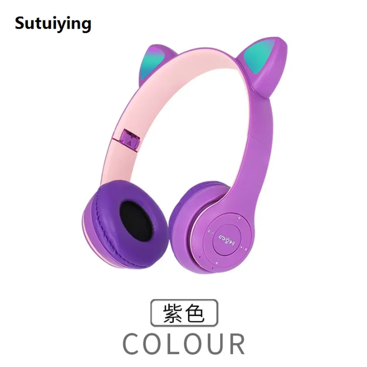 Sutuiying%20P47M%20Wireless%20Bluetooth%20Headset%20Gamer%20Cat%20LED%20Light%20Waterproof%20Noise%20Original%20Cancelling%20Earbuds%20Wireless%20Headphones%20Bluetooth%20Earphones%20-%20Image%207