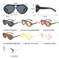 Vintage Pilot Sunglasses Women Fashion Luxury Brand Designer Tom Neughman Sun Glasses Men Classic Yellow Shades Side Cool Shield. 