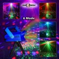 6 Modes Combination DJ Disco Laser Light Projector. 