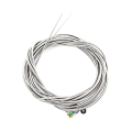 JAERBEE Set of 10 Pcs Stainless Steel Strings with Color Ball Ends for 5 String Electric Bass Guitar Replacement Parts. 