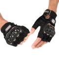 Pro Biker Half Cut Racing Biking Driving Motorcycle Gloves. 