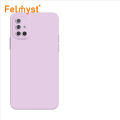 FELMYST for Samsung A71 Back Cover Solid Color Back Cover Angel Eyes Protection Soft Phone Case. 