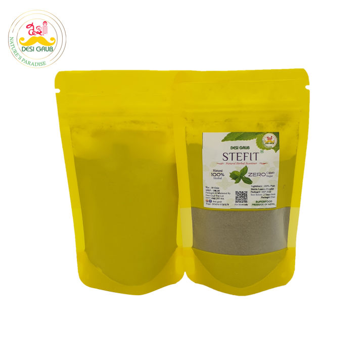 Desi%20Grub%20SteFit%2050%20g%20-%20Natural%20Herbal%20Sweetener%20-%20Pure%20Stevia%20Leaves%20Powder%20-%20Image%203