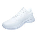 White TBL Fiber Material Sports Shoes For Men. 