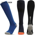 DISICHEN High Quality Stockings Thigh Compression New High Outdoor Pattern 20-30 Tube Mmhg Socks Sports Socks Men's Socks For Athlete. 