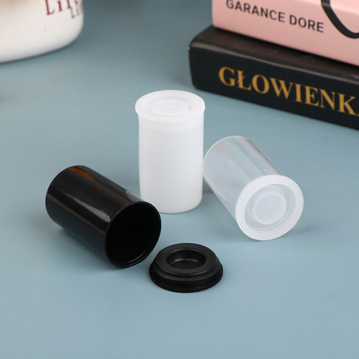 10Pcs 33x54 mm Plastic Cans Empty Bottle Seal Film Case Canisters Container Fayshow