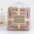 KOJA Home Textiles High-Density Coral Fleece Absorbent Soft Bath + Face Towel. 