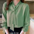 Formal Tie Shirt For Women. 
