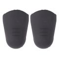 fasdaga 2X Rubber Clarinet Saxophone Mouthpiece Cap Protect Delicate Tip Black. 