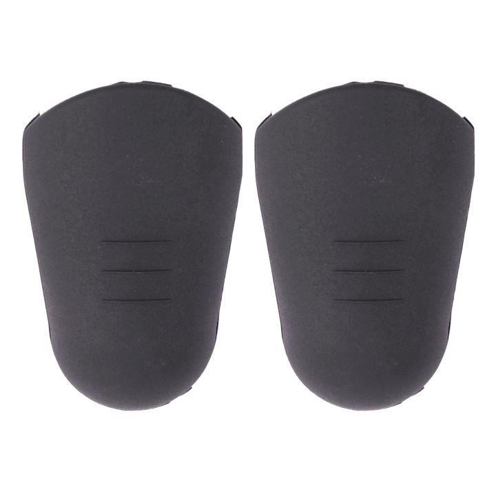 fasdaga 2X Rubber Clarinet Saxophone Mouthpiece Cap Protect Delicate Tip Black
