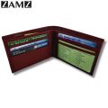 Zamz Genuine 100% Slim Leather Wallet For Men. 