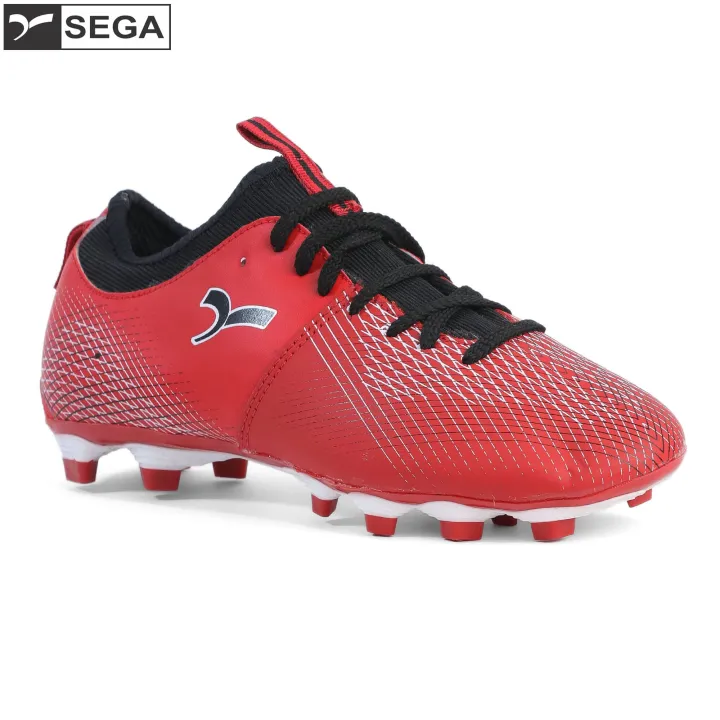 Sega%20Cannon%20Red%20(Stud)%20Football%20Shoes%20For%20Men%20-%20Image%203