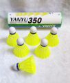 Plastic  Badminton Cocks - Pack Of 6 | Green Plastic  Shuttle Cock - Set Of 6 | 6 Pieces Durable Shuttlecock. 