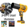 Battery Powered Wireless Cordless Handheld Leaf Blower Vacuum & Blow Brushed Motor Rechargeable Snow Blower Variable Speed Brushless Motor 2-in- Dust Vacuum Outdoor Garden. 