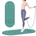 Jumping Rope Mat, Rope Skipping Mat Non-Slip for Joints Protection, Adds Jump Ropes Longevity Portable TPE Workout Exercise Mat. 