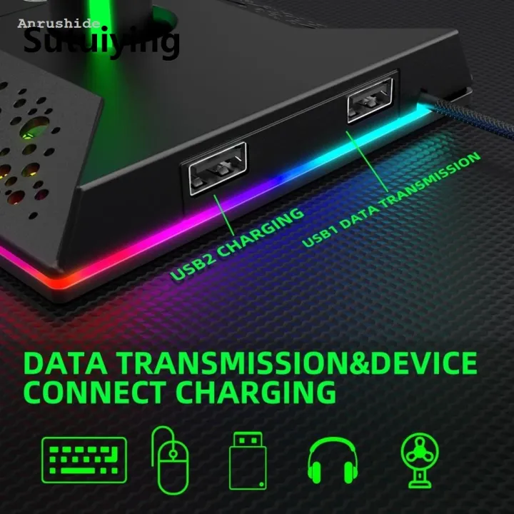 Sutuiying%20Fashion%20Anrushide%20RGB%20Gaming%20Headphone%20Stand%20Rack%206%20Monochrome%20Modes%20Gamer%20Headset%20New%20Display%20Stand%20Headset%20Holder%20Hanger%20Earphone%20Accessories%20-%20Image%205