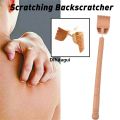 Difutagui Profesional 1pc Adjustable Back Scratcher Four Section Retractable New Aid Stick Scratching Massage Roller Long Wooden Body Itch Tools. 