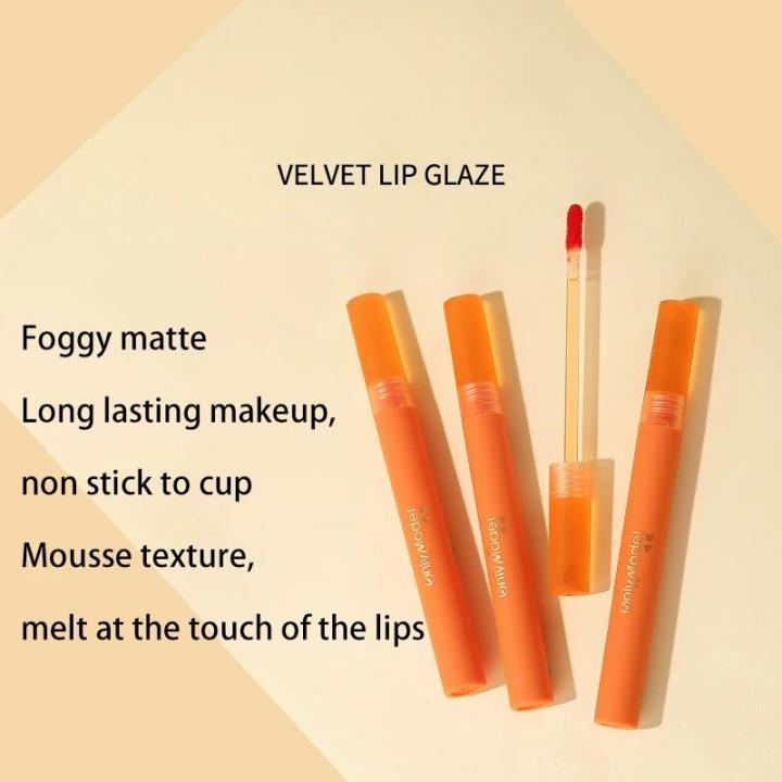 Linman%20Orange%20Lipstick%20Lip%20Glaze%20Matte%20Velvet%20Muse%20Lip%20Gloss%20Carrot%20BrSpecial%20ight%20Color%20Lasting%20Not%20Easy%20To%20Fade%20Liquid%20Lips%20Makeup%20Cosmetics%20-%20Image%204