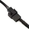 Cooling Fan Adapter Cable, 15 Pin SATA to 4 x 3 Pin / 4 Pin 12V PC Case Fan Power Adapter Cable to 15 Pin SATA. 